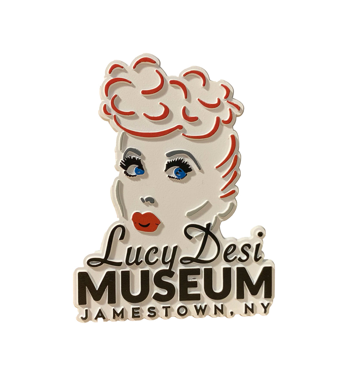 3D Lucy Desi Museum Magnet