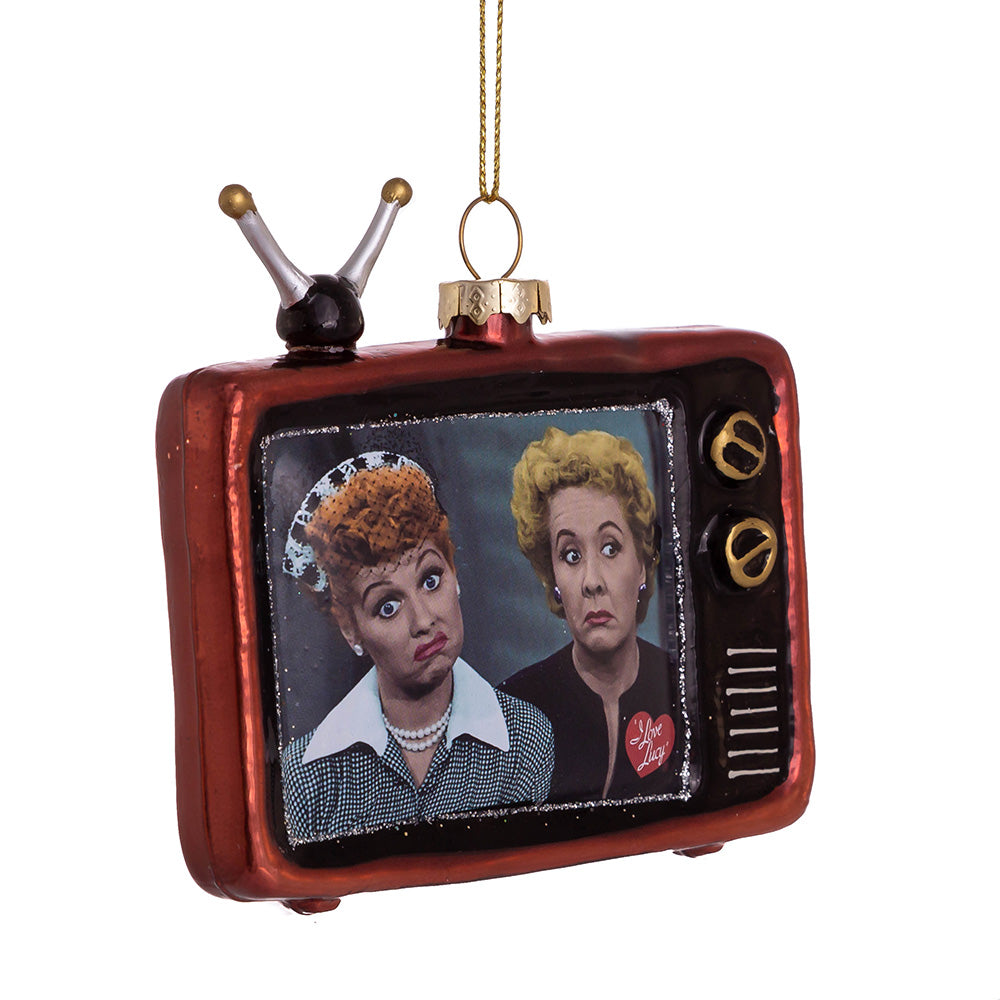 Lucy &amp; Ethel Glass TV Ornament