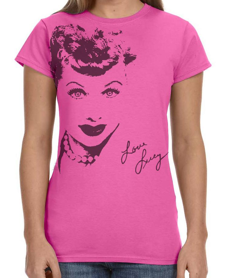 Lucille Ball Pink Adult T-Shirt